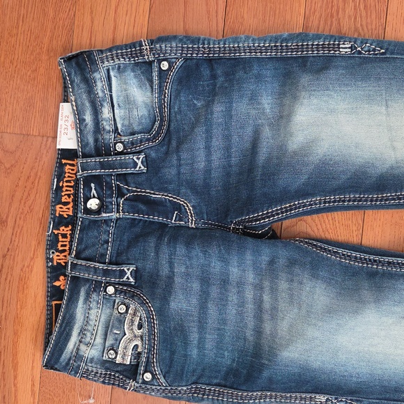 Rock Revival Women's Jeans 23x 32. New W TAGS - Picture 2 of 11